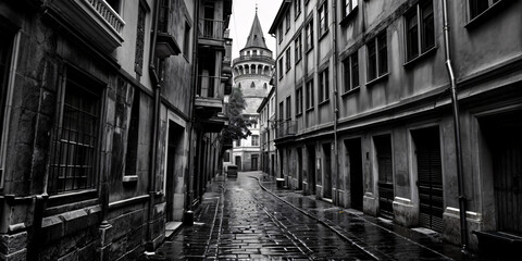 Fototapeta premium Twilight in the Old City