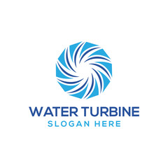 turbine logo design icon symbol illustration