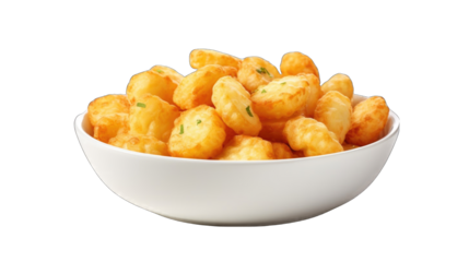 Cheese Potato Puff Snack png / transparent
