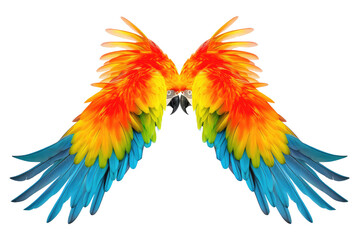 Obraz premium Beautiful feathers isolated on white