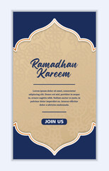 vector instagram stories collection for islamic ramadan celebration