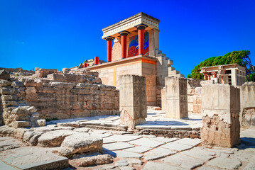 Knossos near Heraklion, Crete island, Greece - 739275806