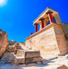 Knossos near Heraklion, Crete island, Greece