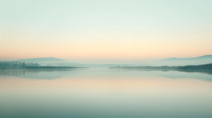 Obraz premium sunrise over the lake