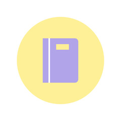 Book icon, vector illustration