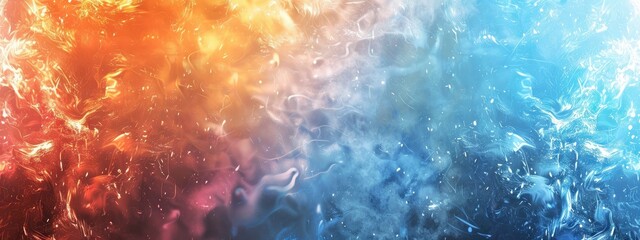 Fire and ice design Modern Abstract Background