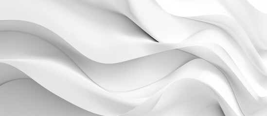 Obraz na płótnie Canvas Elegant white abstract background with an incredibly smooth and serene design for a modern and stylish look