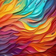 Abstract colorful background. Oil painting style, illustration for your design