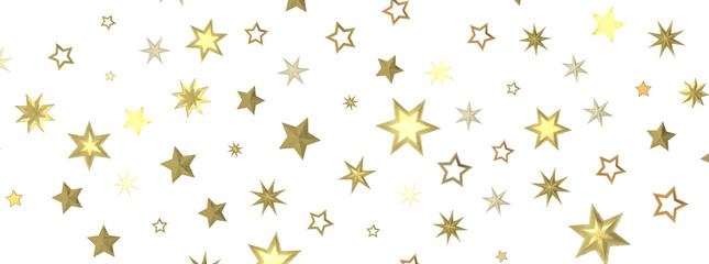 Twinkling Christmas Trail: Exquisite 3D Illustration of Falling Festive Starry Traces