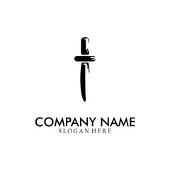 Knife vector illustration with unique design, perfect for logo, icon, mascot, etc.