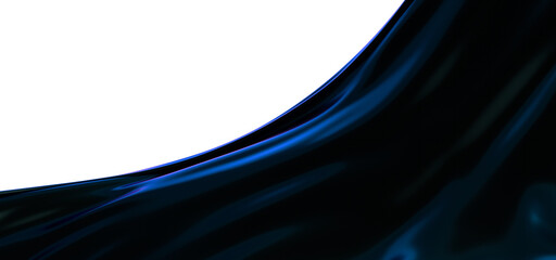 Blue Ripples: Abstract 3D Blue Wave Illustration with Mesmerizing Ripple Effects