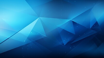 Dynamic blue business background with geometric triangle patterns for contemporary corporate presentations and designs

