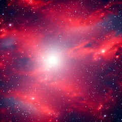 red galaxy background