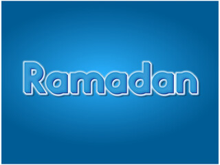 3D ramadan high quality text effec
