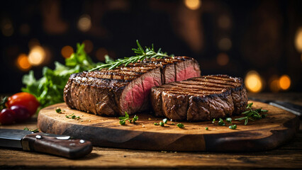 beef steak with vegetables