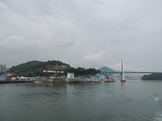 한려수도 여수 돌산대교  Yeo su  Dolsan Bridge