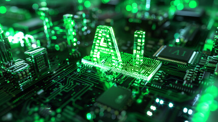 AI Technology Circuit Board