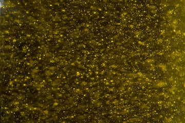 air bubbles in oil, macro shot, background with incidence of light