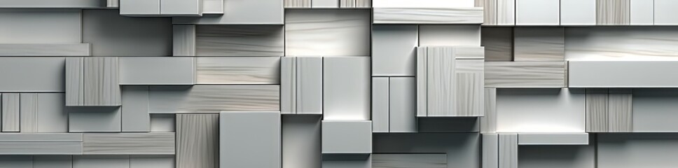 geometric gray background 3d square relief