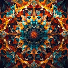 A mesmerizingly intricate geometric pattern