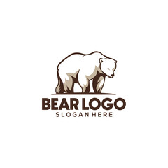 Modern professional grizzly bear logo ,Angry Bear Logo Mascot Icon Stock Vector, vectors and illustrations,