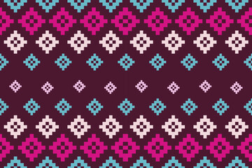 Traditional ethnic,geometric ethnic fabric pattern for textiles,rugs,wallpaper,clothing,sarong,batik,wrap,embroidery,print,background,vector illustration