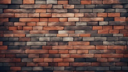 Obraz premium Panoramic brick wall texture background Brick wall texture for indoor or outdoor design background