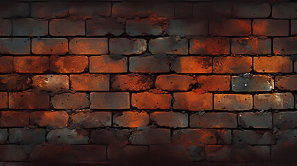 Panoramic brick wall texture background Brick wall texture for indoor or outdoor design background