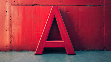 The letter A.