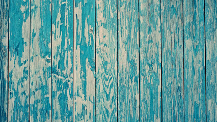 Texture of wood blue panel for background