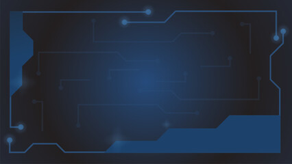 Futuristic hud background with advanced technology, vector illustration. suitable for banners, promotions, presentations, etc.