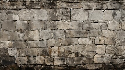 Exquisite and detailed high quality design of an antique hand hewn stone wall texture background