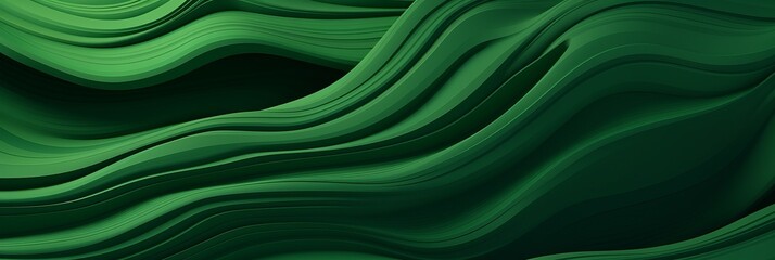 Abstract green lines wallpaper background with natural touch, ideal for design and decoration