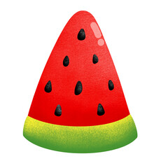 Fresh ripe watermelon slices 