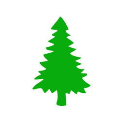green pine tree illustratiom