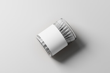 Cotton Swab Packaging Mockups

Clear plastic cotton swab packaging container mockups