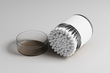 Cotton Swab Packaging Mockups

Clear plastic cotton swab packaging container mockups