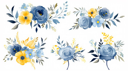 Flower frame with decorative flowers, decorative flower background pattern, floral border background