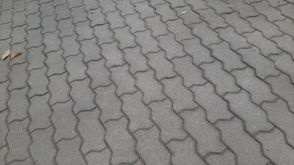 Gray brick walkway floor, floor image, walkway