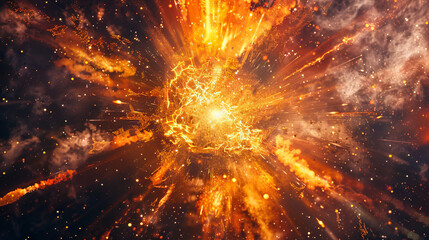 big bang explosion, cosmic event