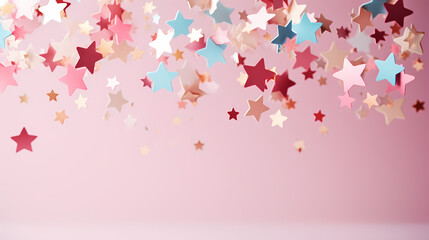 Vibrant star paper stickers collection