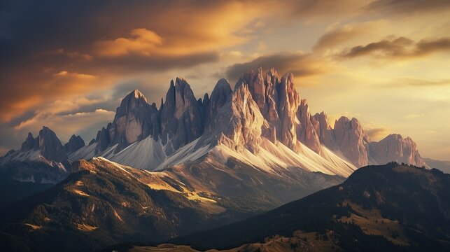 mountain view, mountain peak
