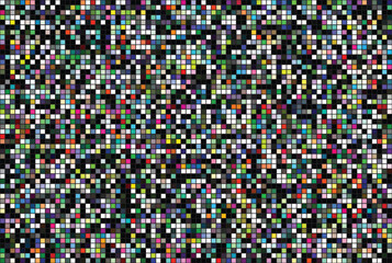 illustration wallpaper of the multi color in mini square background.