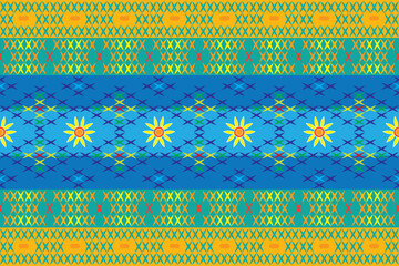 illustration pattern of the crass color on multi color background.