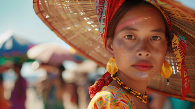 portrait of Dawei woman
