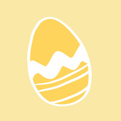 easter egg, easter, spring, yellow, delicate, decor