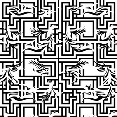 Floral seamless pattern, Pattern, Flower pattern, geometric pattern, diagonal pattern, pattern, floral, flower, seamless, design, ornament, vector, decoration, art, wallpaper, leaf, illustration, 