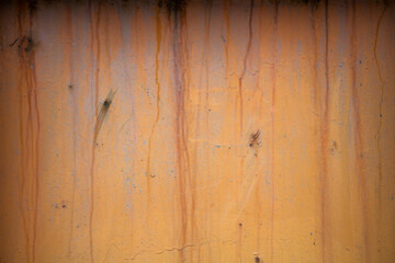 old metal background orange damaged paint texture rust dirty steel corrosion industrial stain