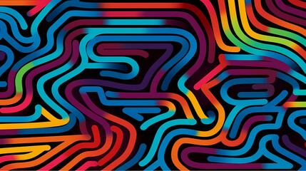 Obraz premium Abstract design background featuring maze pattern