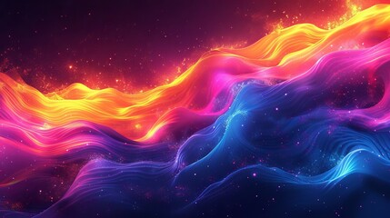 Abstract composition in harmonious shades in the neoformist style, bright dynamic and smooth visual flow.
Concept: background of websites and applications. Banner and copy space